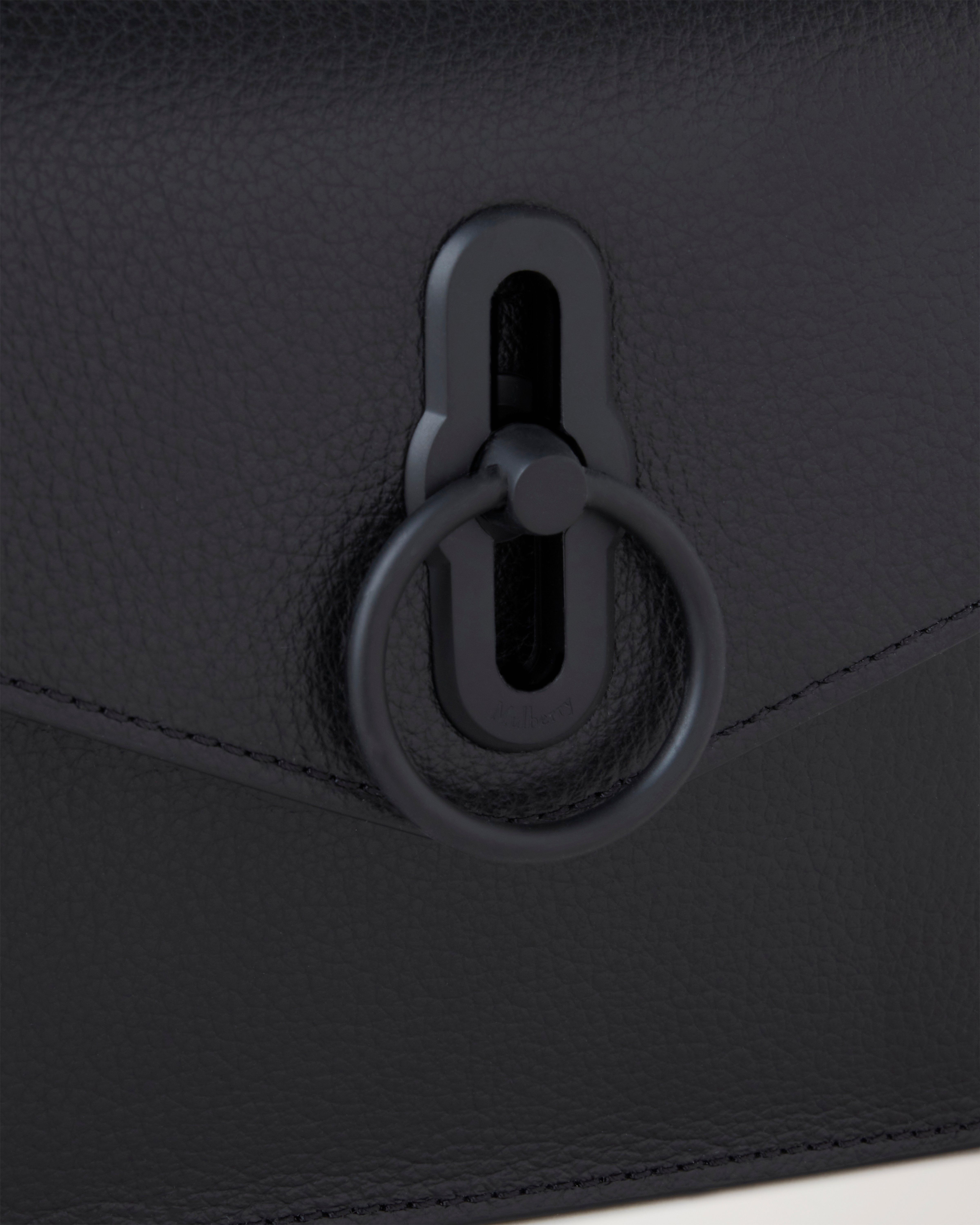 Mulberry | Small Amberley Crossbody | Black Small Classic Grain