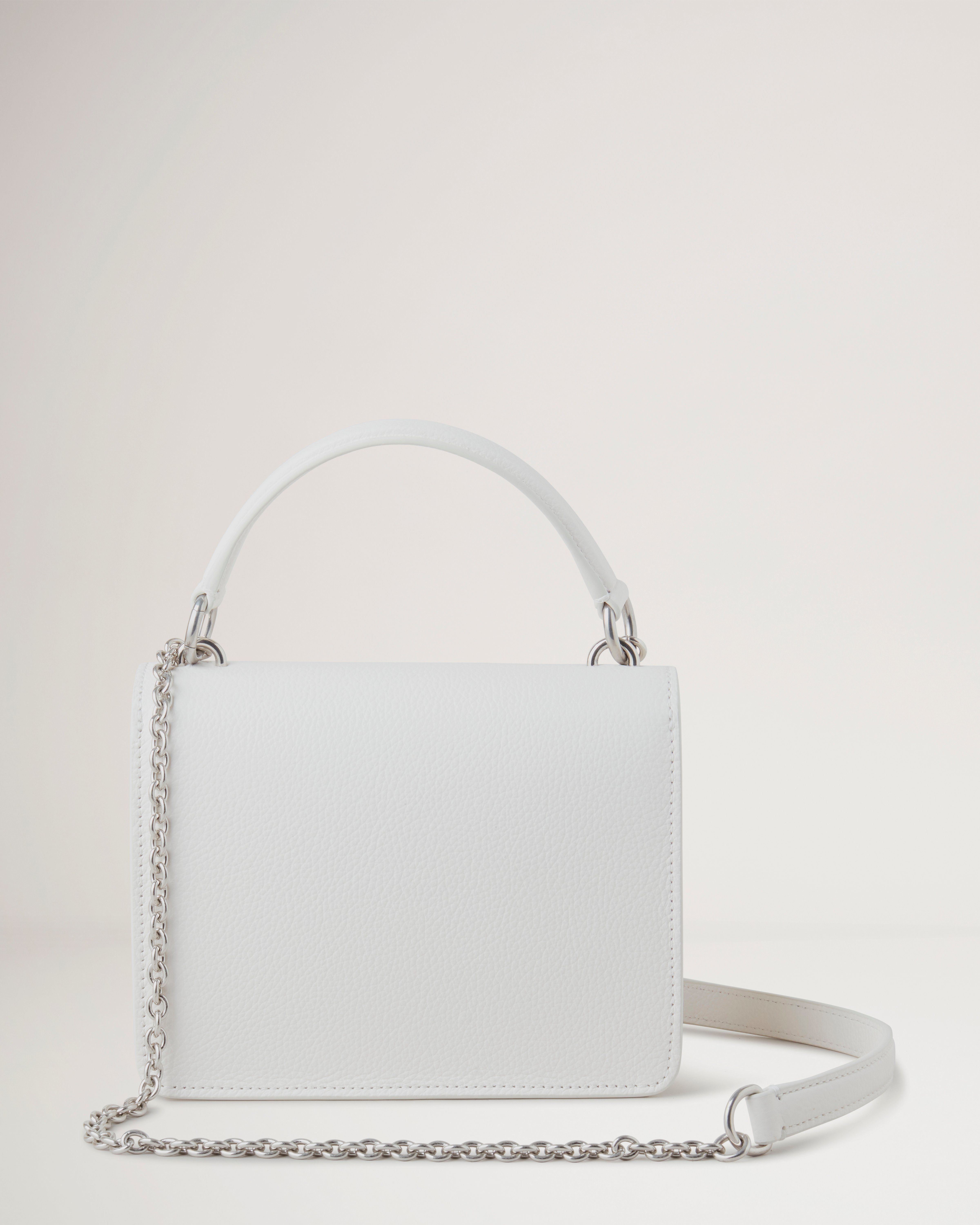 Small Amberley Crossbody White Small Classic Grain Amberley Mulberry