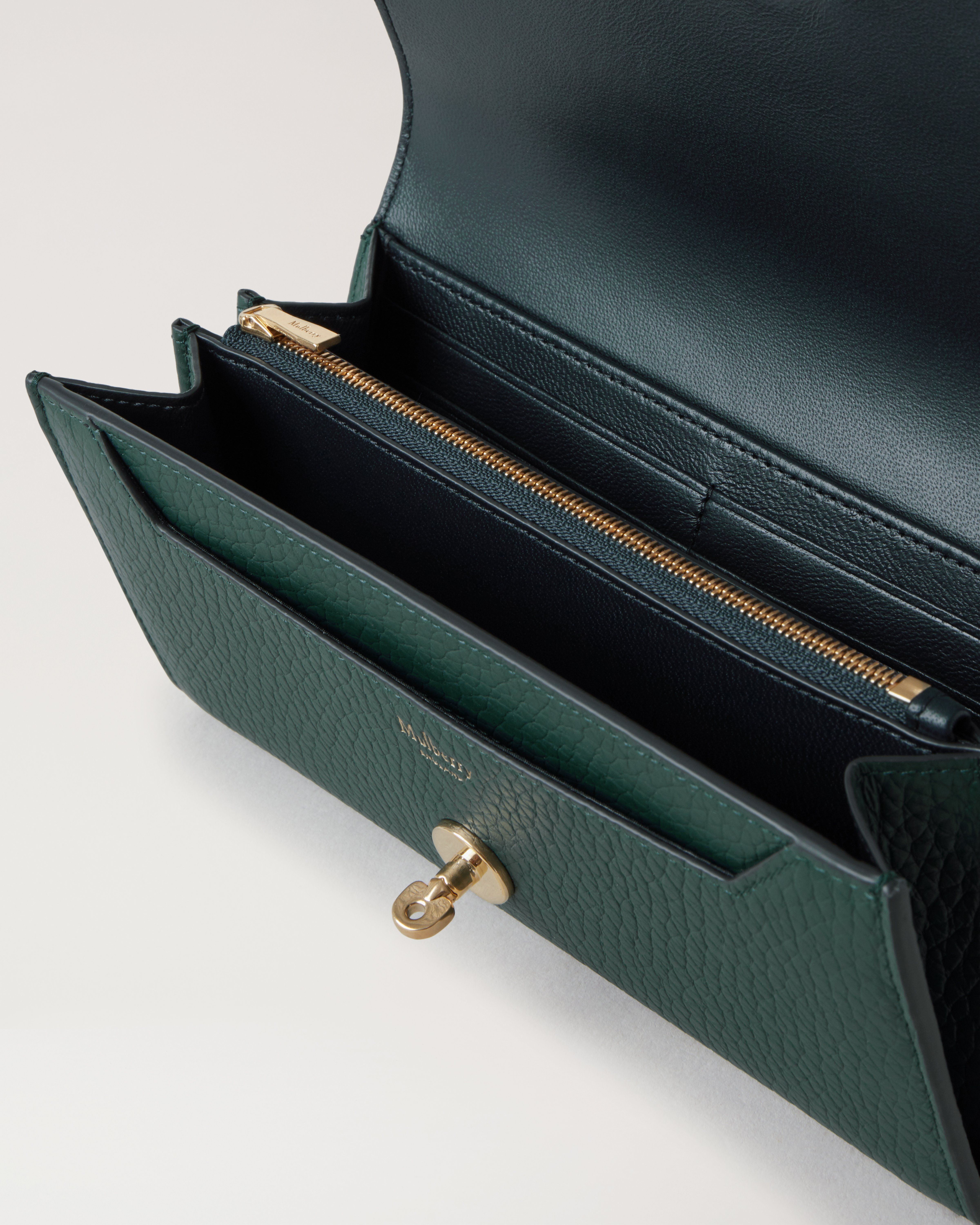 Darley Wallet | Mulberry Green Heavy Grain | Darley | Mulberry