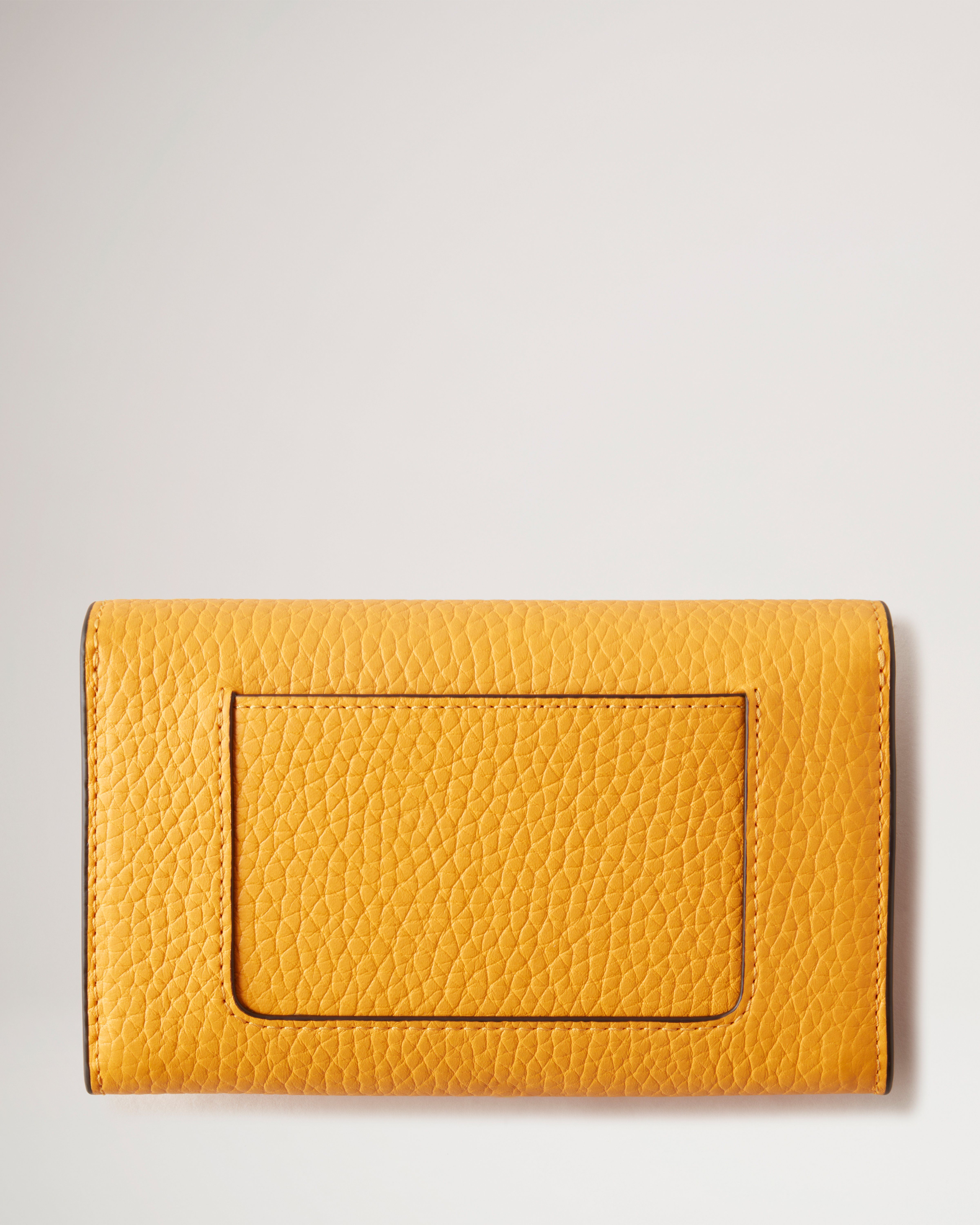 Medium Darley Wallet Double Yellow Heavy Grain Darley Mulberry