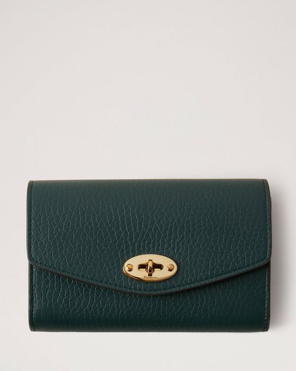 Card Holder, Mulberry Green Heavy Grain, Men