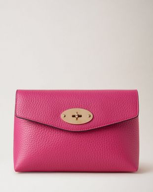 Sold. Gucci cosmetic pink pouch