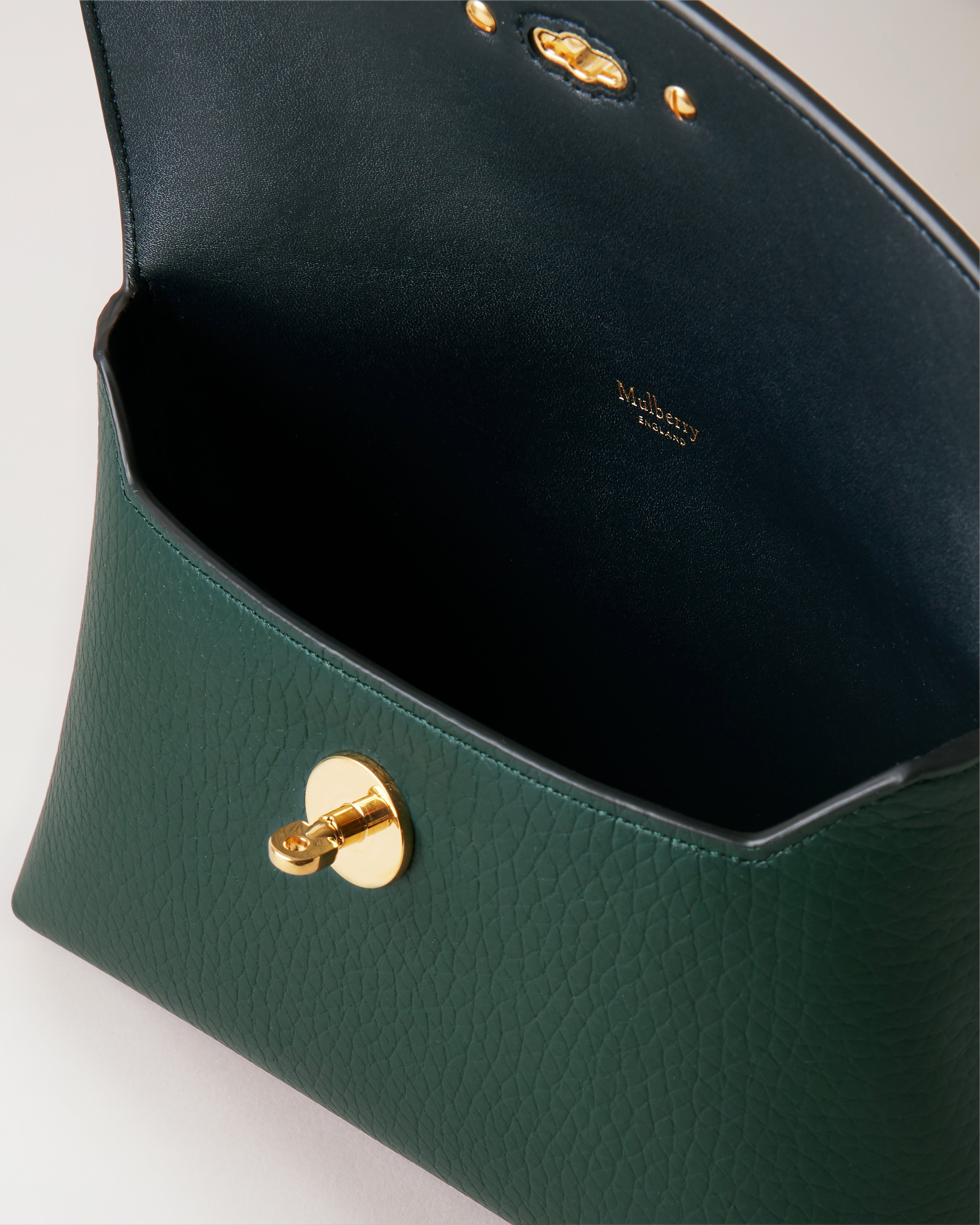 Darley Cosmetic Pouch | Mulberry Green Heavy Grain | Women | Mulberry