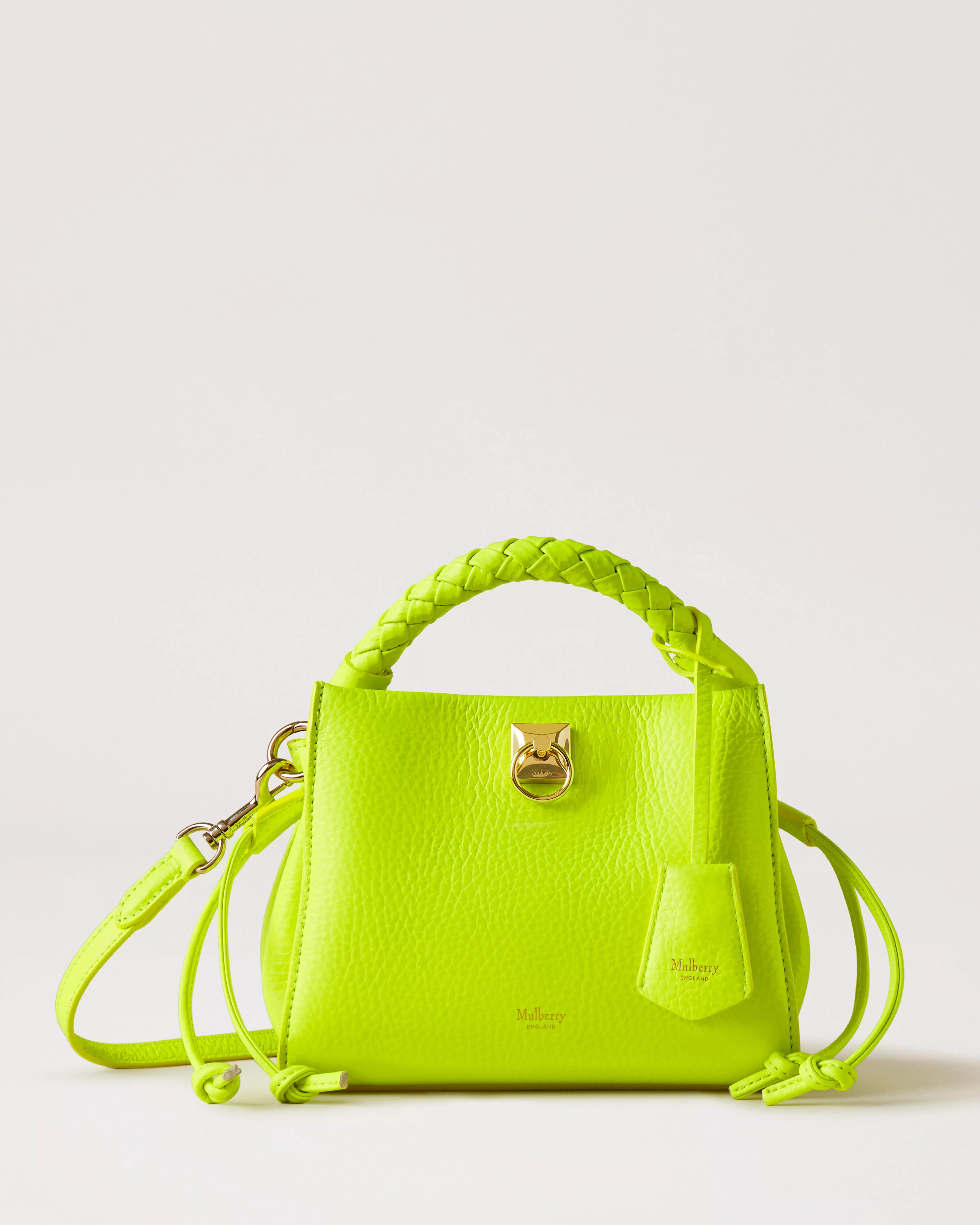 mini neon yellow bag