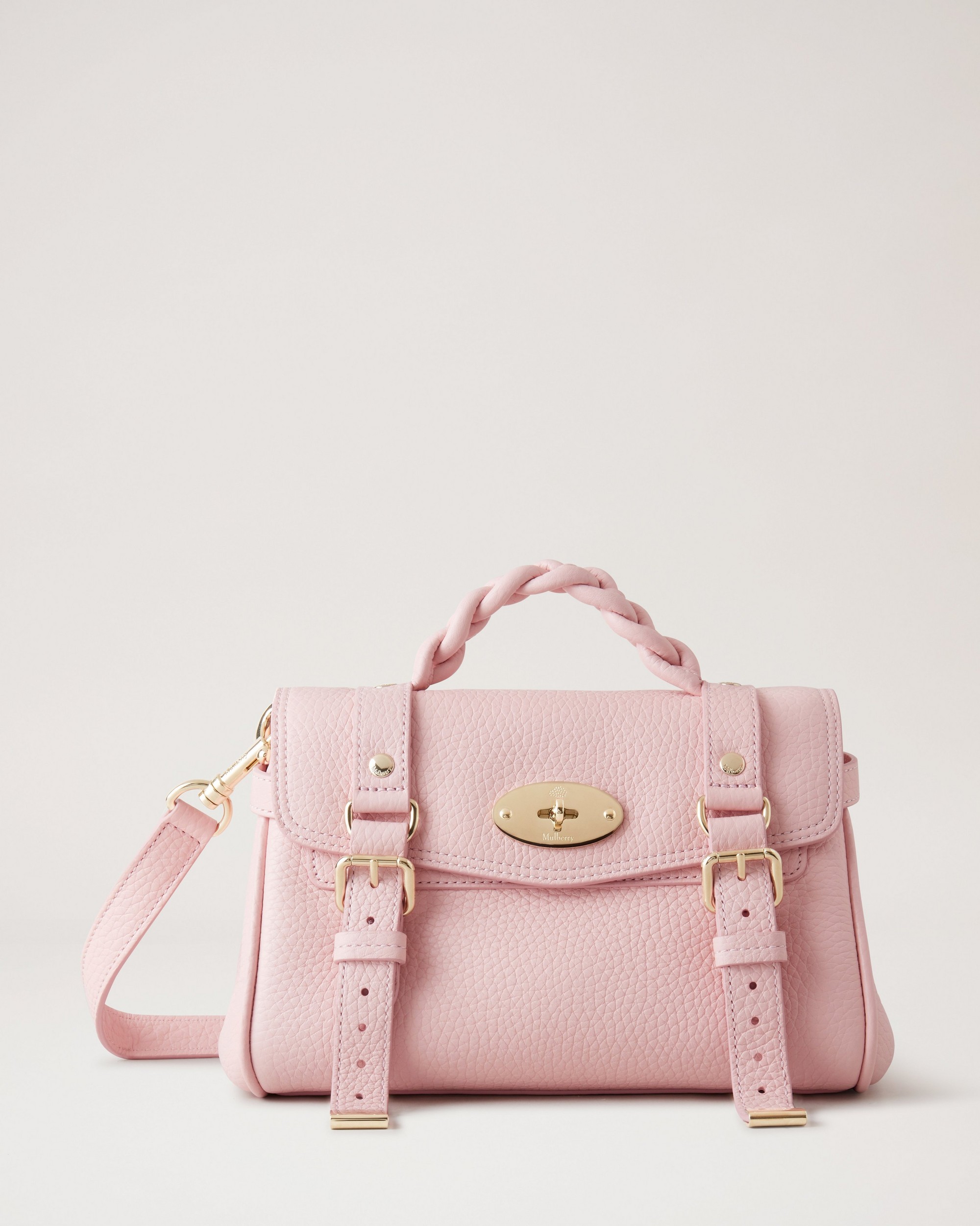 Mulberry | ミニ アレクサ | パウダーローズ ヘビー グレイン Mulberry | ミニ アレクサ | パウダーローズ ヘビー グレイン