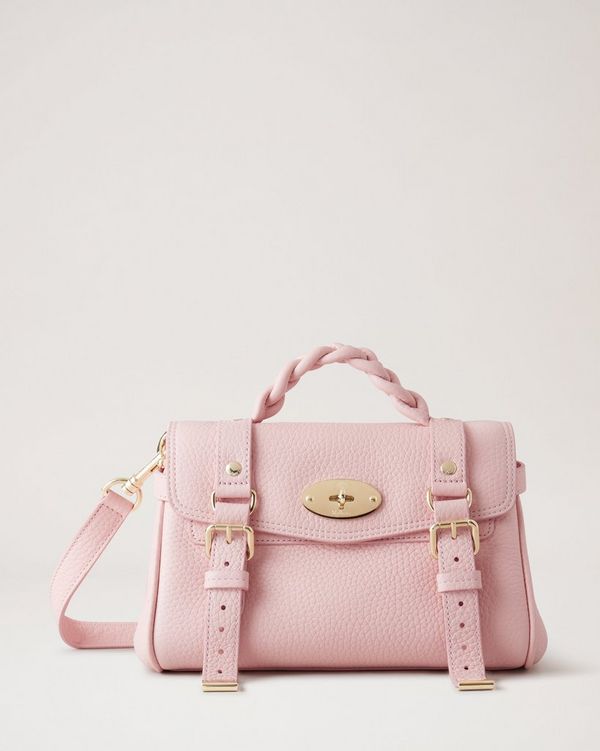 関税負担なし☆Mulberry ミニ アレクサ ショルダーバッグ Mulberry | ミニ アレクサ | チョーク ヘビー グレイン レザー