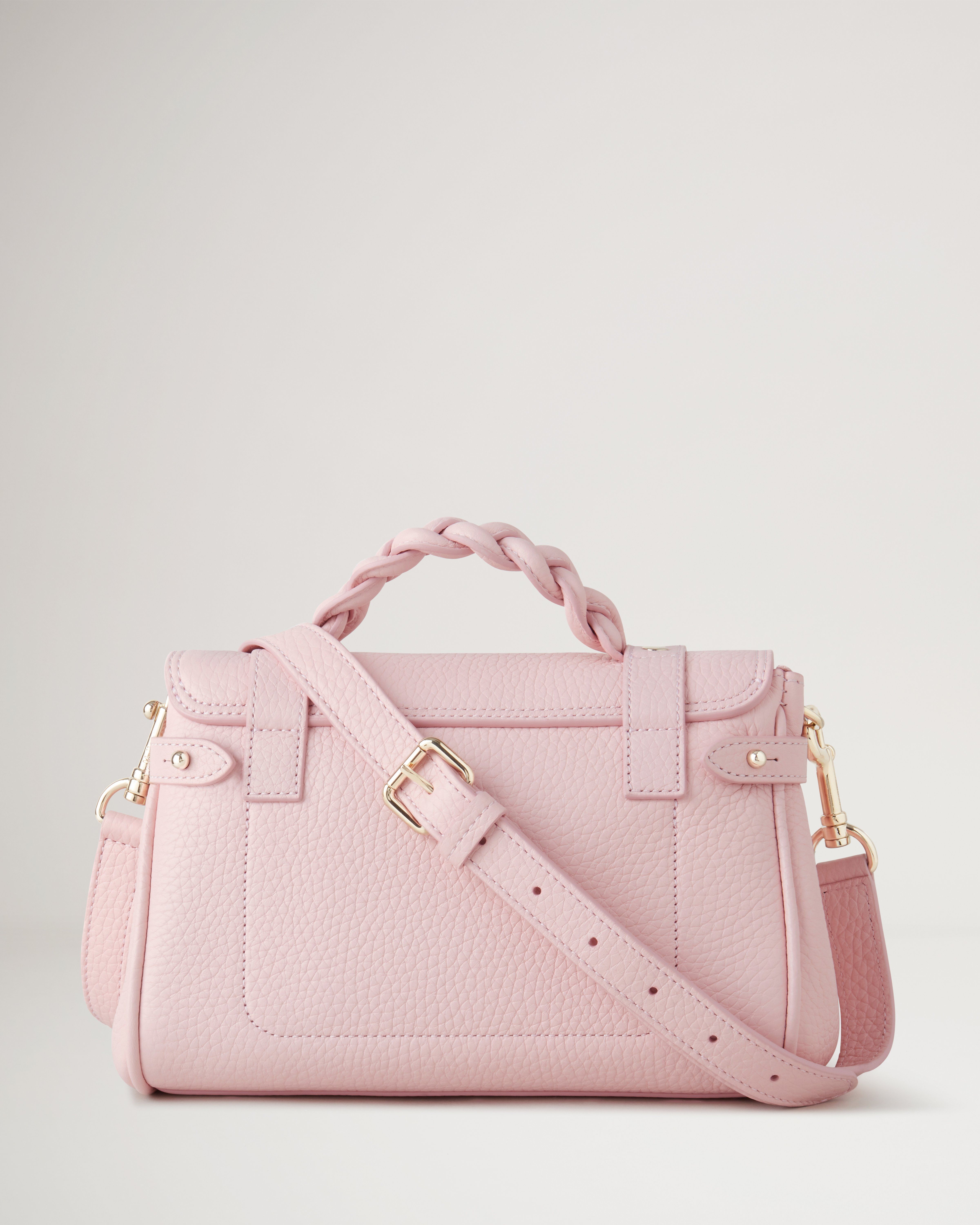 mulberry アレクサ Mulberry | ミニ アレクサ | パウダーローズ ヘビー グレイン