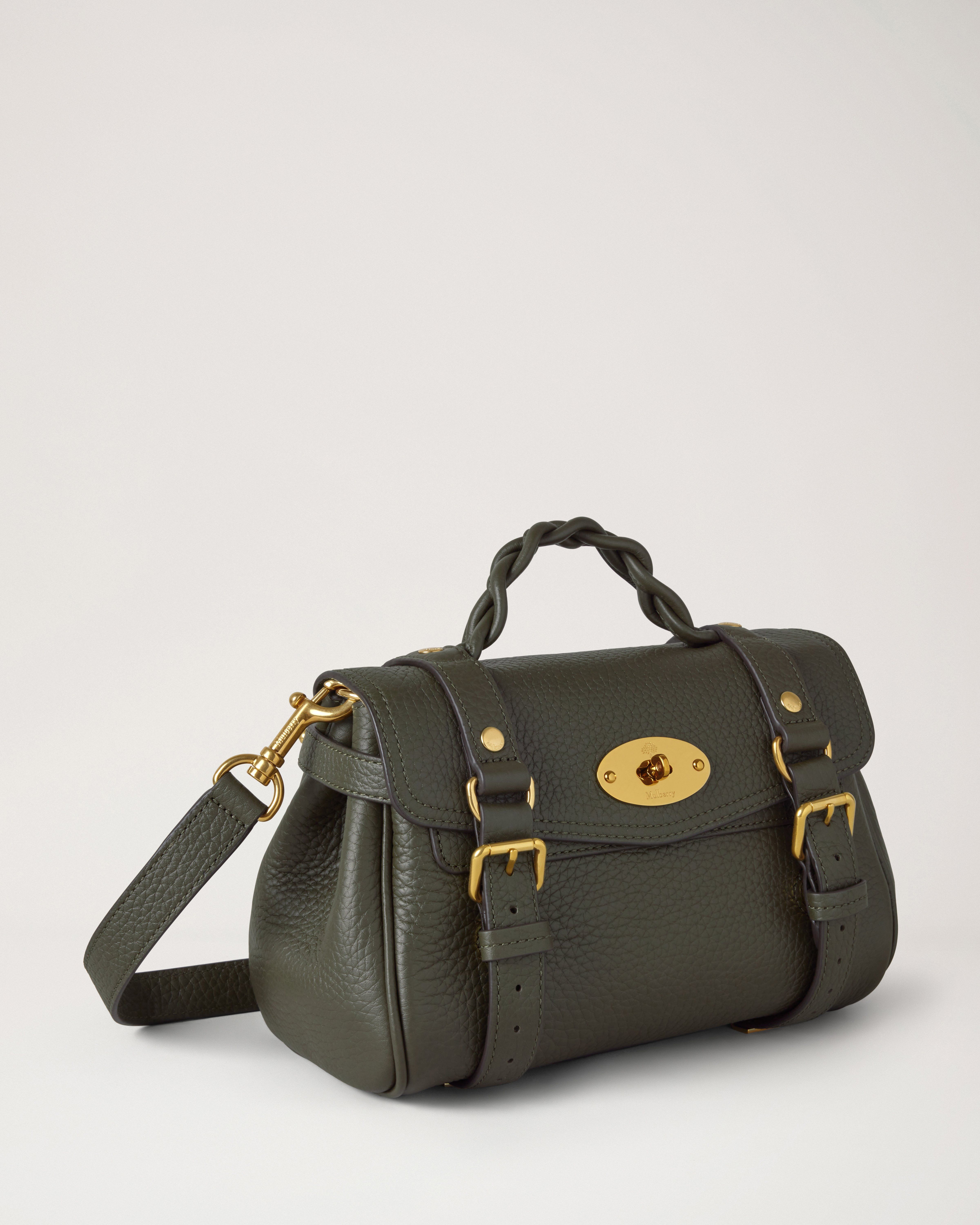 Mulberry | ミニ アレクサ | ジュニパーグリーン ヘビーグレインレザー