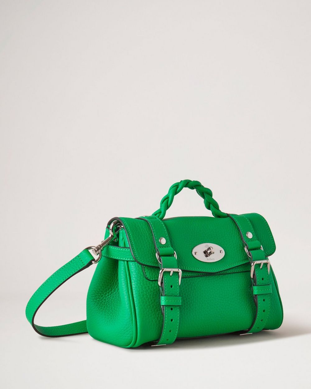 Mini Alexa | Lawn Green Heavy Grain | Women | Mulberry