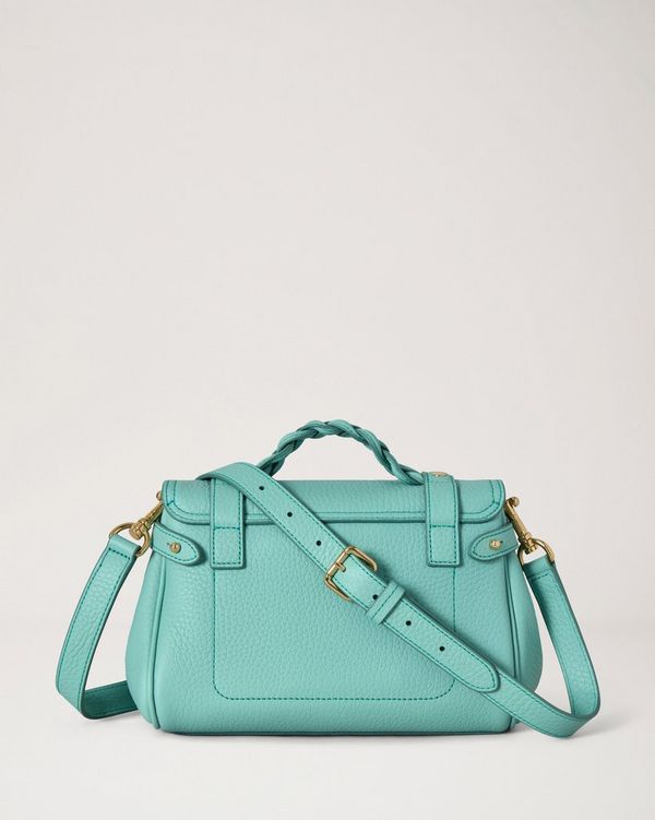 Mulberry | Mini Alexa | Marina Blue Heavy Grain | The Occasionwear