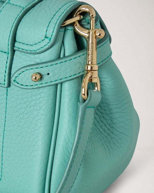 Mulberry | Mini Alexa | Marina Blue Heavy Grain | The Occasionwear