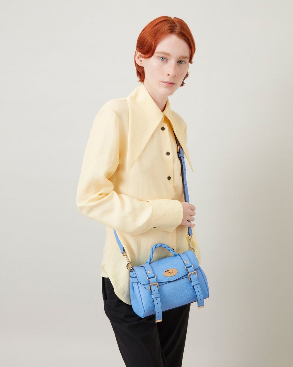 Alexa Heavy Grain (Poplin Blue)