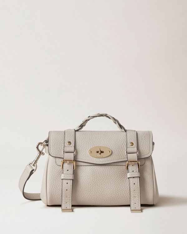 Mulberry | ミニ アレクサ | チョーク ヘビー グレイン レザー Mulberry | ミニ アレクサ | チョーク ヘビー グレイン レザー