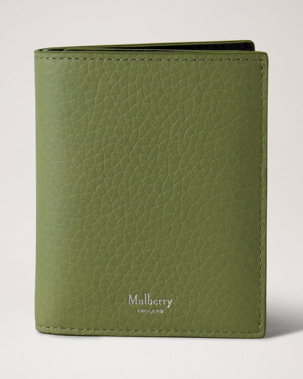 Trifold Wallet Summer Khaki Heavy Grain Women Mulberry