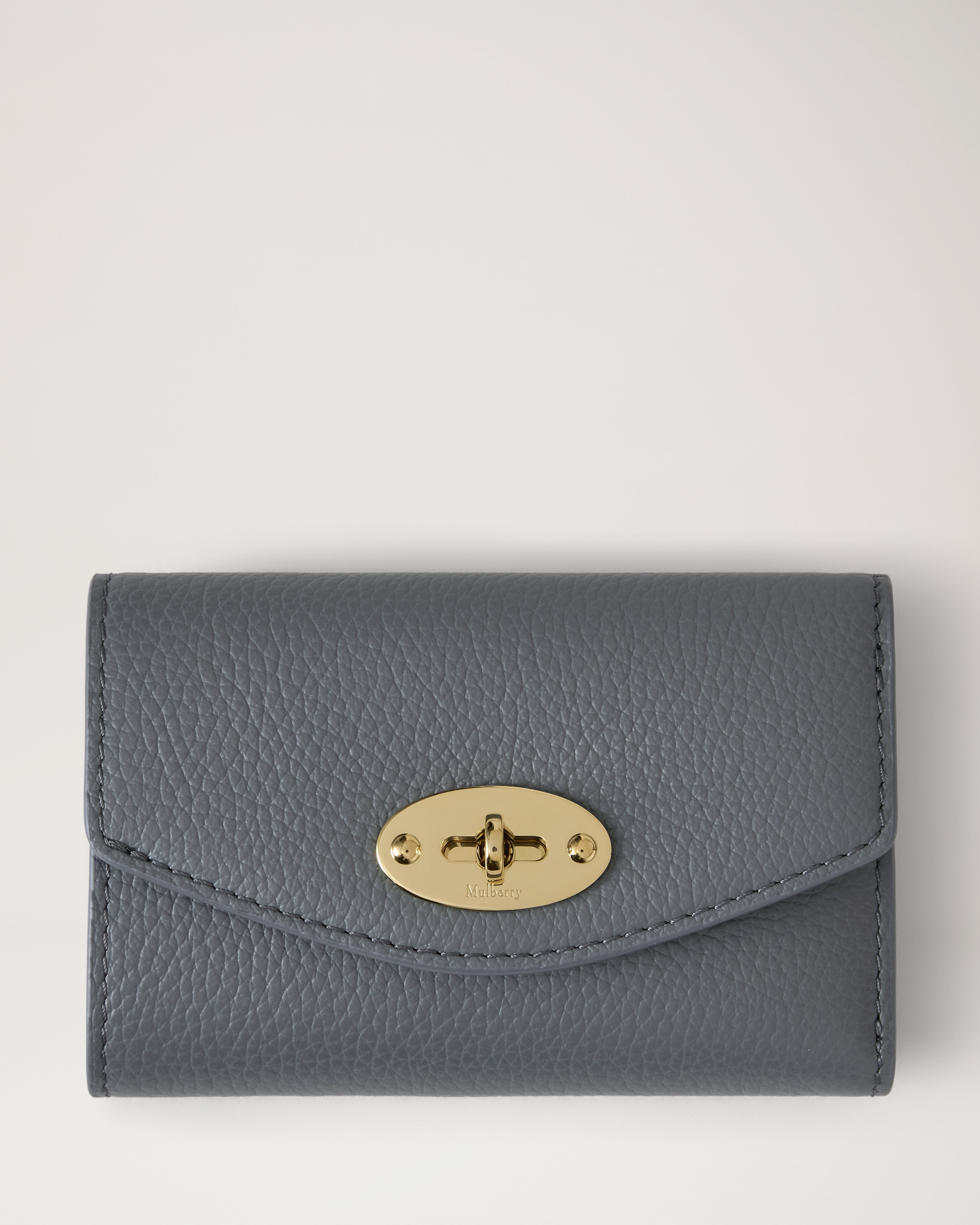 Mulberry | Darley Folded Multi-Card Wallet | Foggy Grey Small