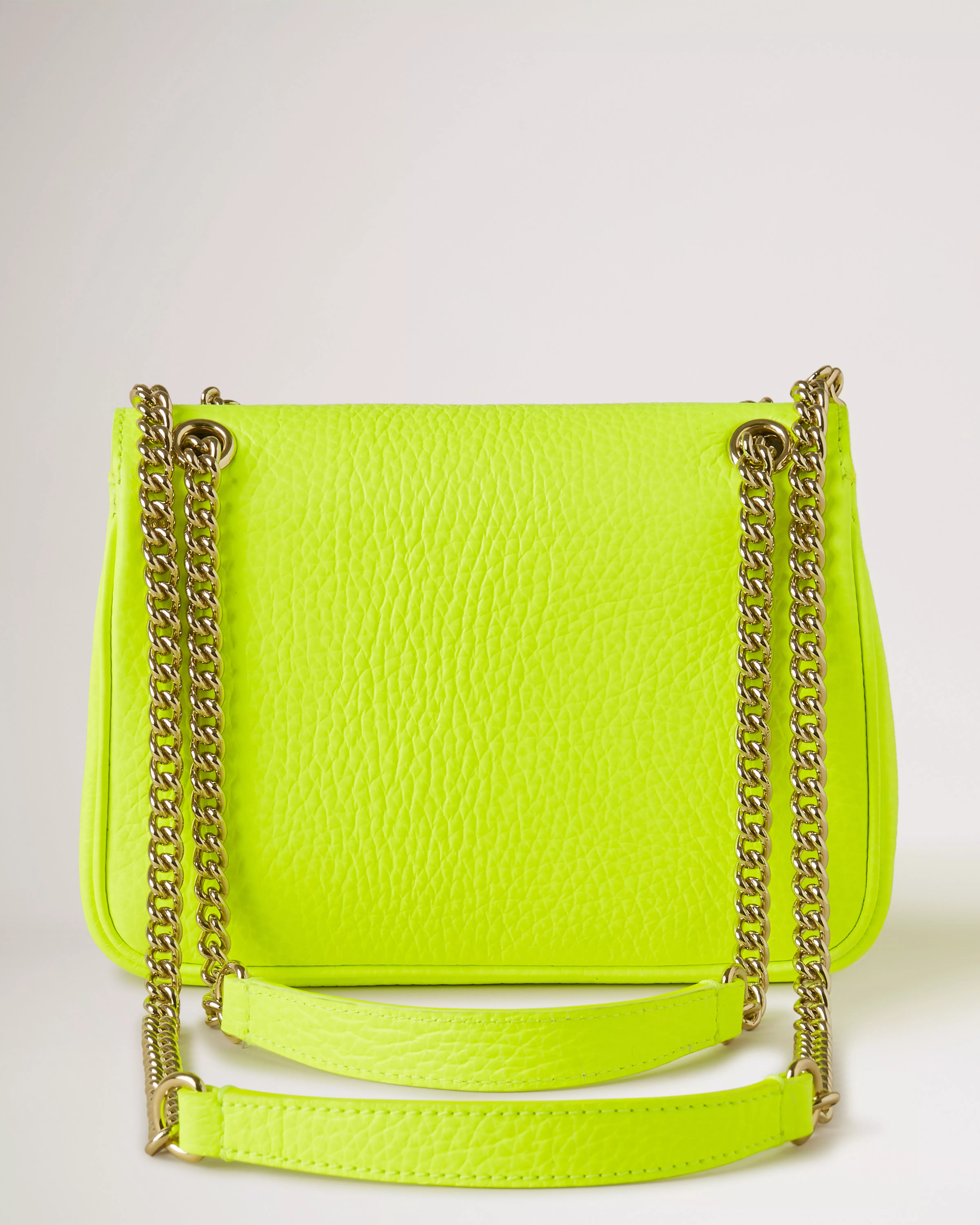 mini neon yellow bag