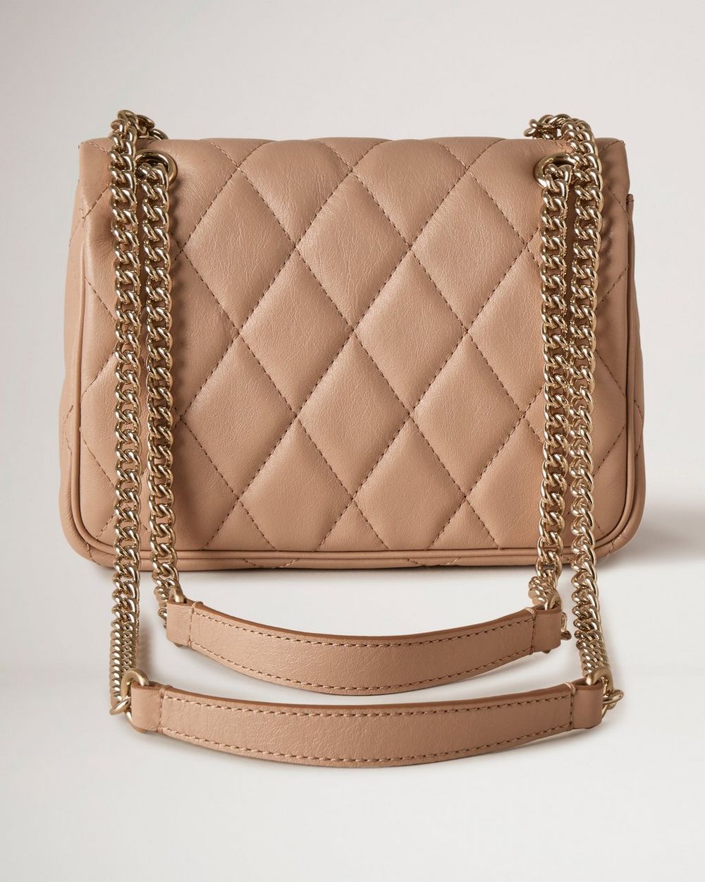 Mini Darley Shoulder Bag Light Salmon Quilted Shiny Calf Darley