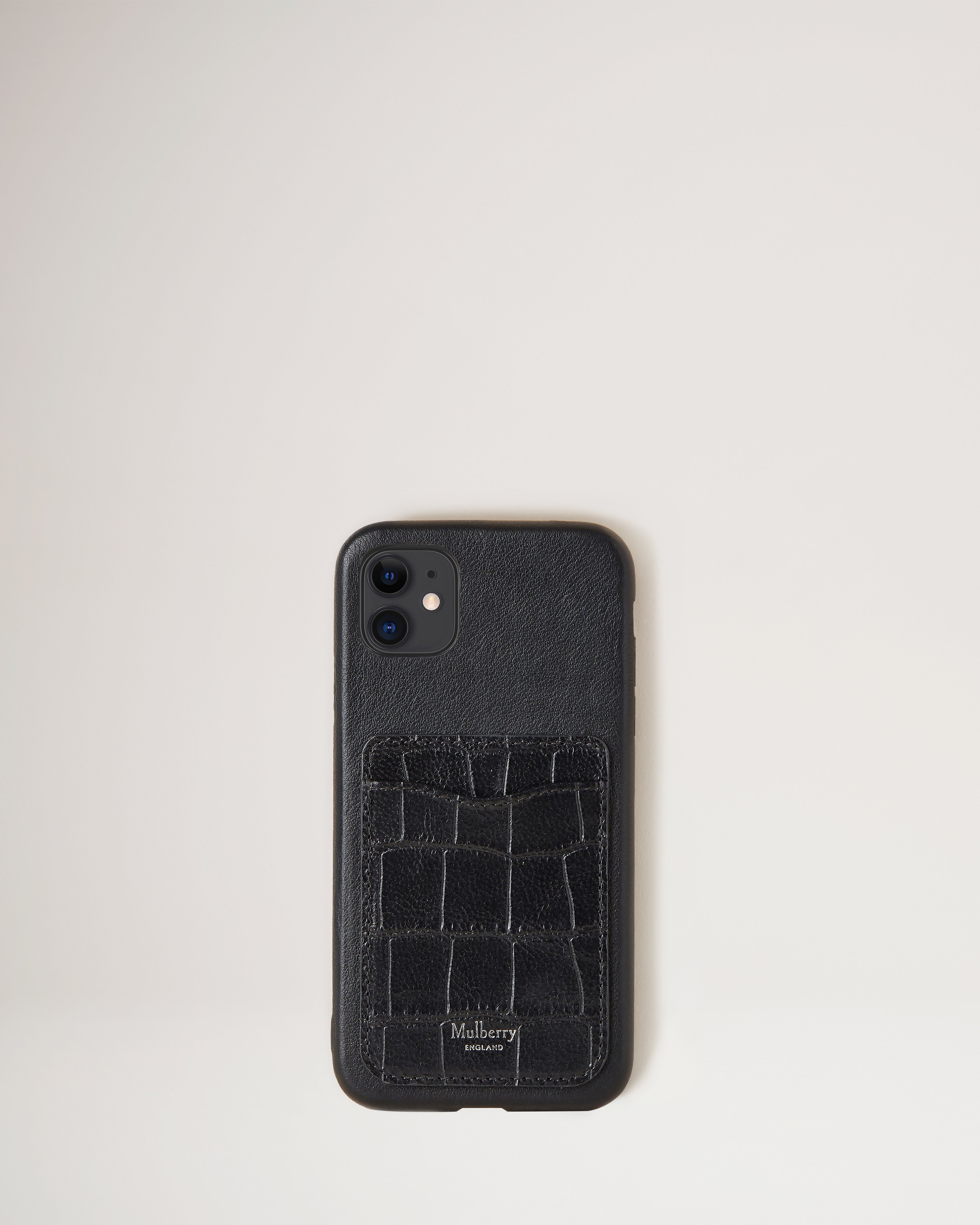 Mulberry iPhone 11 ケース ブラック Search Technology | Mulberry