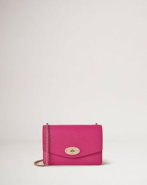 Small Darley, Mulberry Pink Heavy Grain, Women