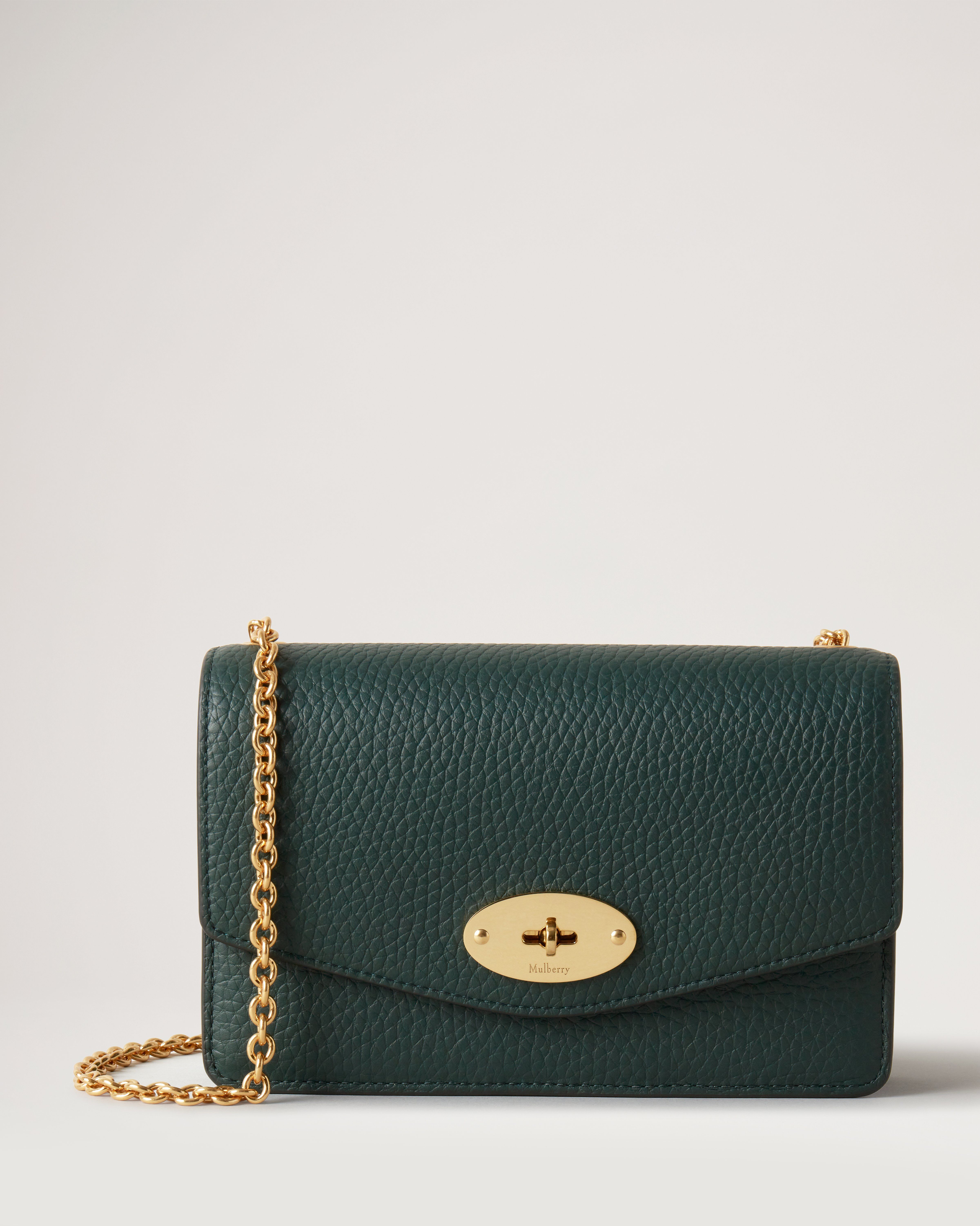 Small Darley Mulberry Green Heavy Grain Women Mulberry