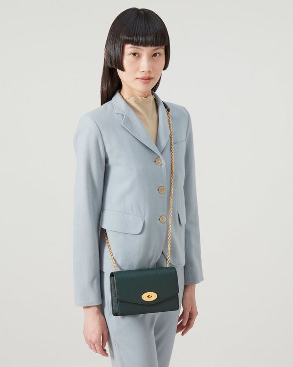 Small Darley | Mulberry Green Heavy Grain | Women | Mulberry