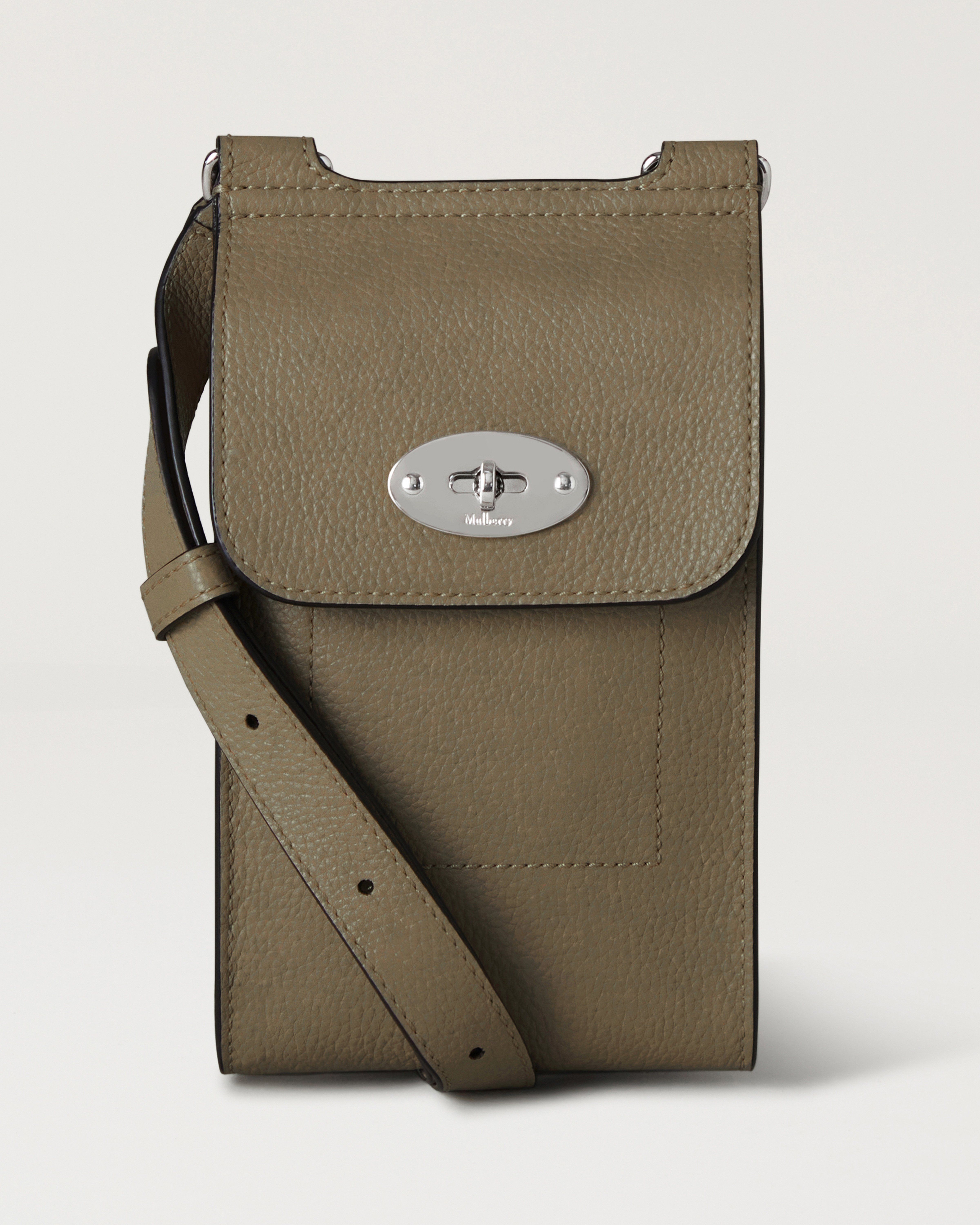 mulberry small antony solid grey