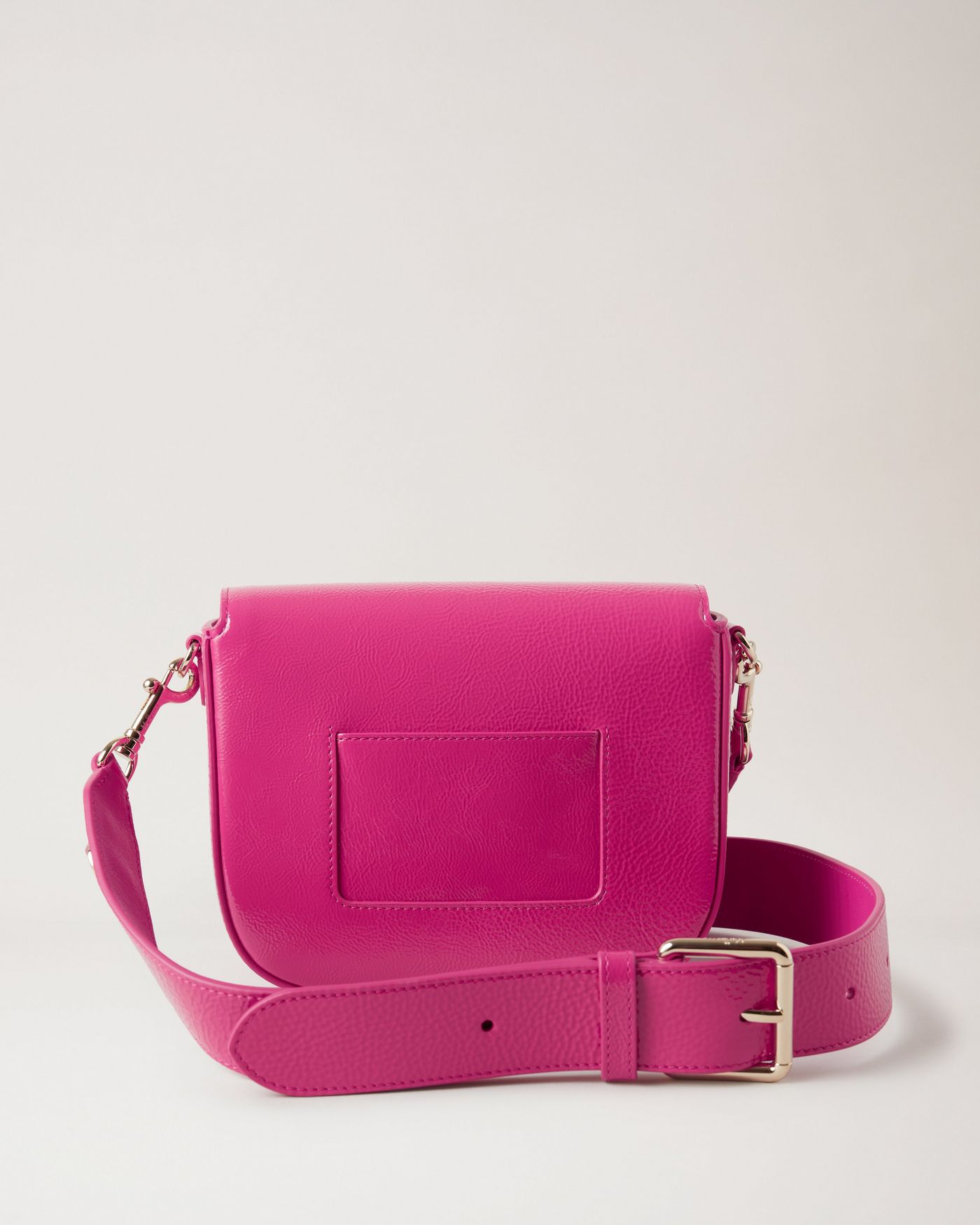 Small Darley Satchel | Mulberry Pink Spongy Patent | Darley | Mulberry