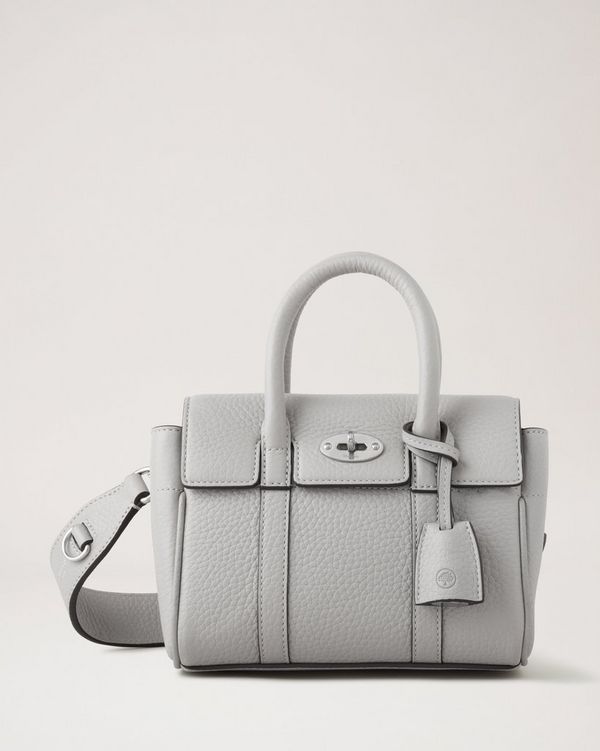 Grey bayswater store mulberry bag