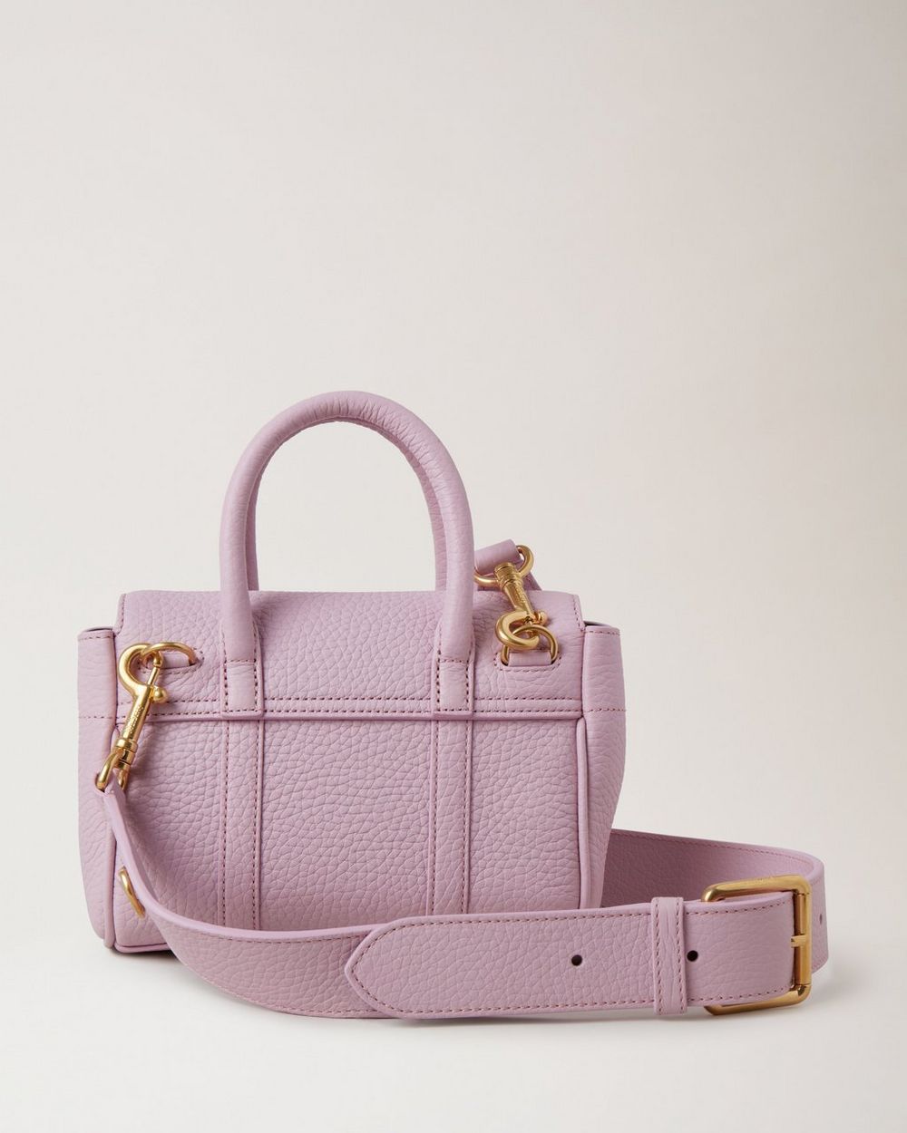 Mini Bayswater Lilac Blossom Heavy Grain Women Mulberry