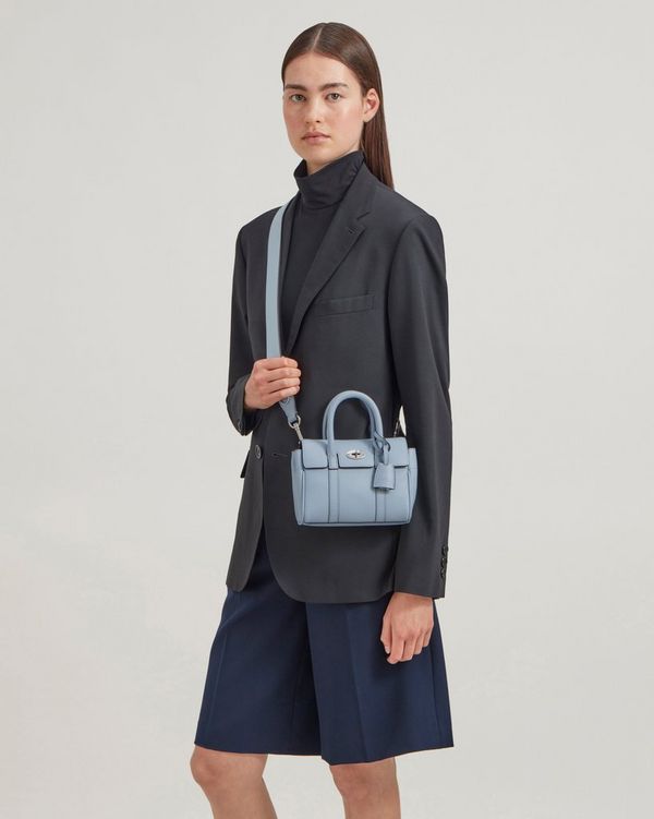 Mulberry | ミニ ベイズウォーター | ポプリンブルー スモール
