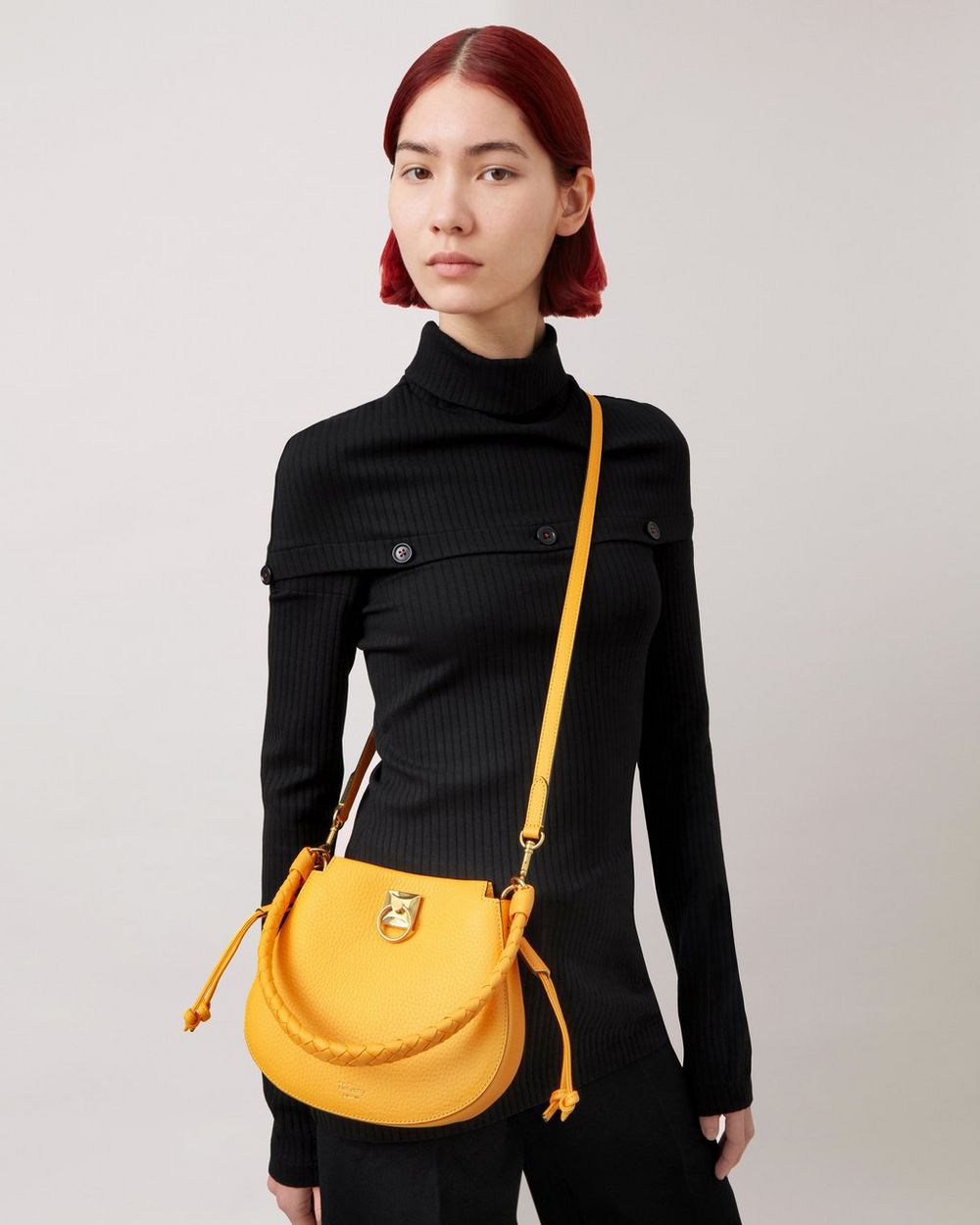 Mini Iris Hobo | Double Yellow Heavy Grain | Iris | Mulberry