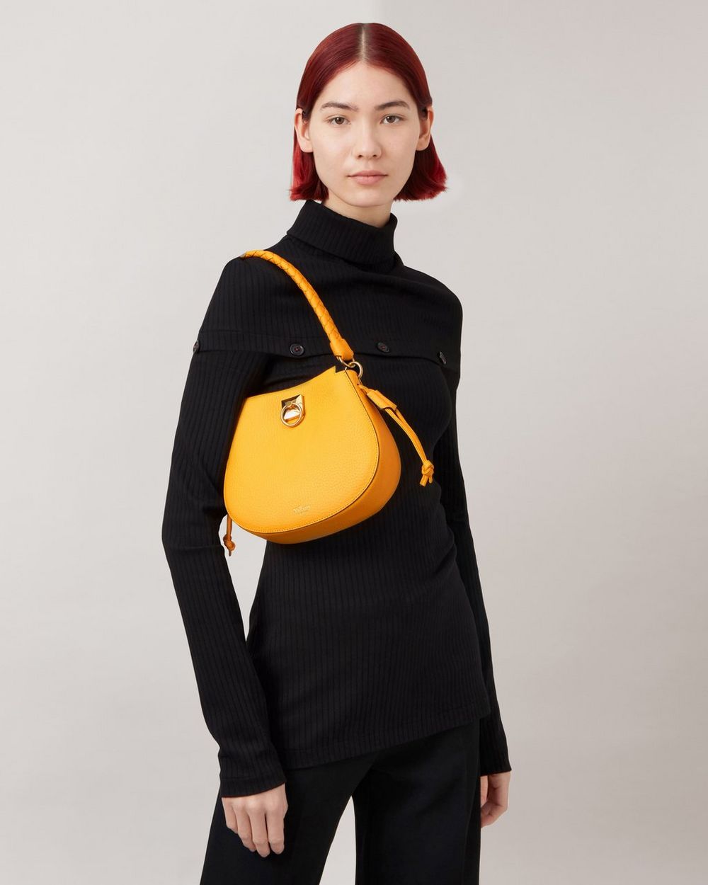 Mini Iris Hobo | Double Yellow Heavy Grain | Iris | Mulberry