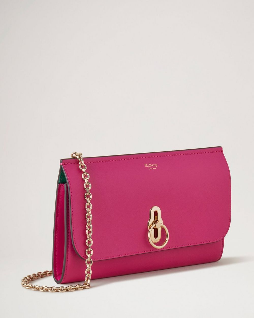 Amberley Clutch | Mulberry Pink Silky Calf Leather | Women | Mulberry