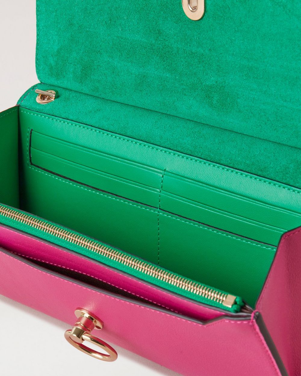 Amberley Clutch | Mulberry Pink Silky Calf Leather | Women | Mulberry