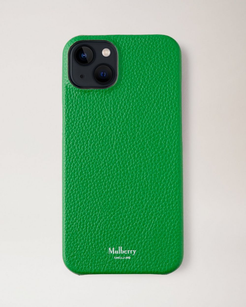 iPhone 13 Case | Lawn Green Small Classic Grain | Men | Mulberry