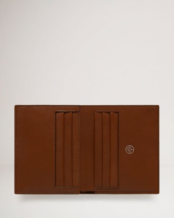 Brown Status Icons Trifold Wallet