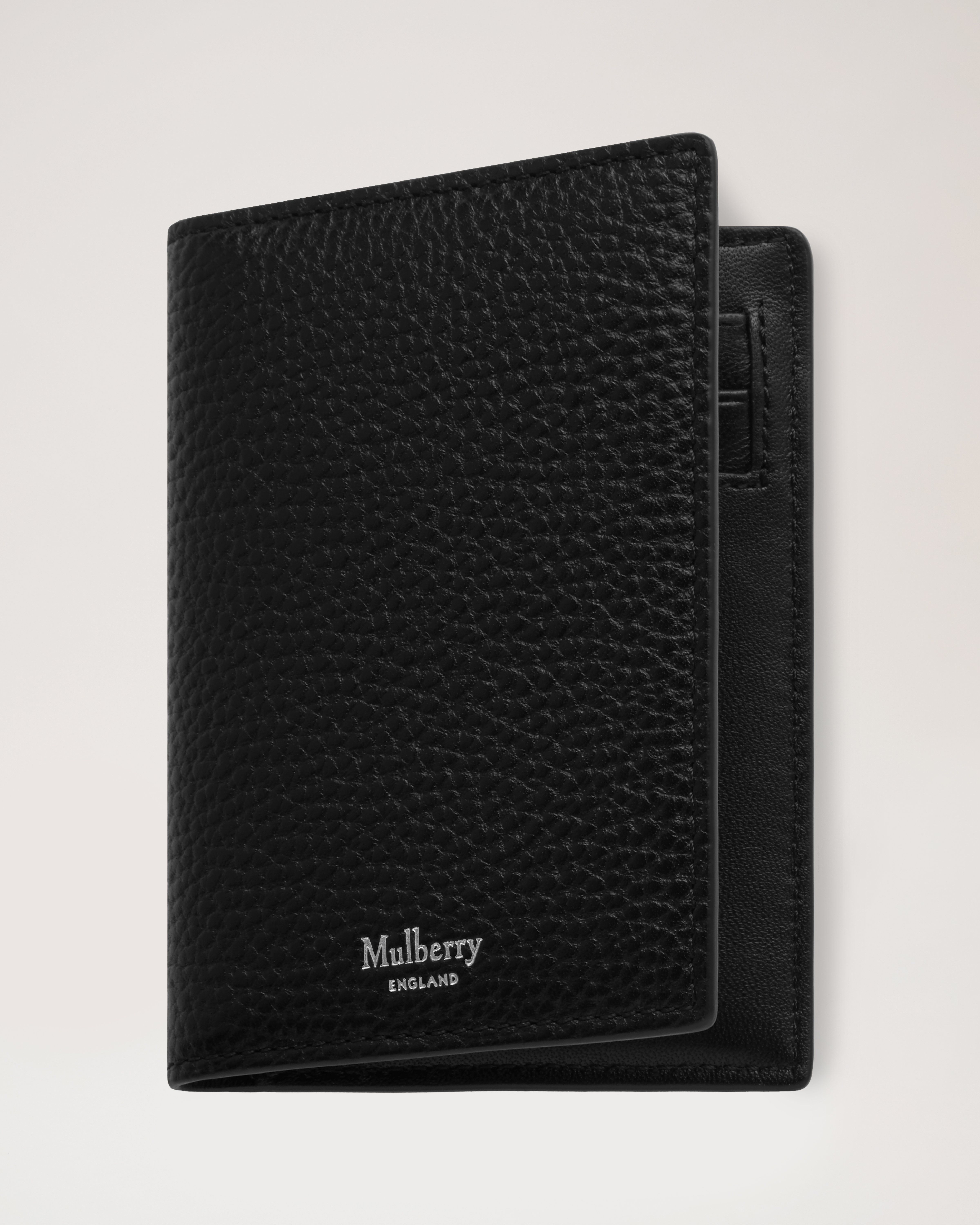 Black leather on sale card wallet