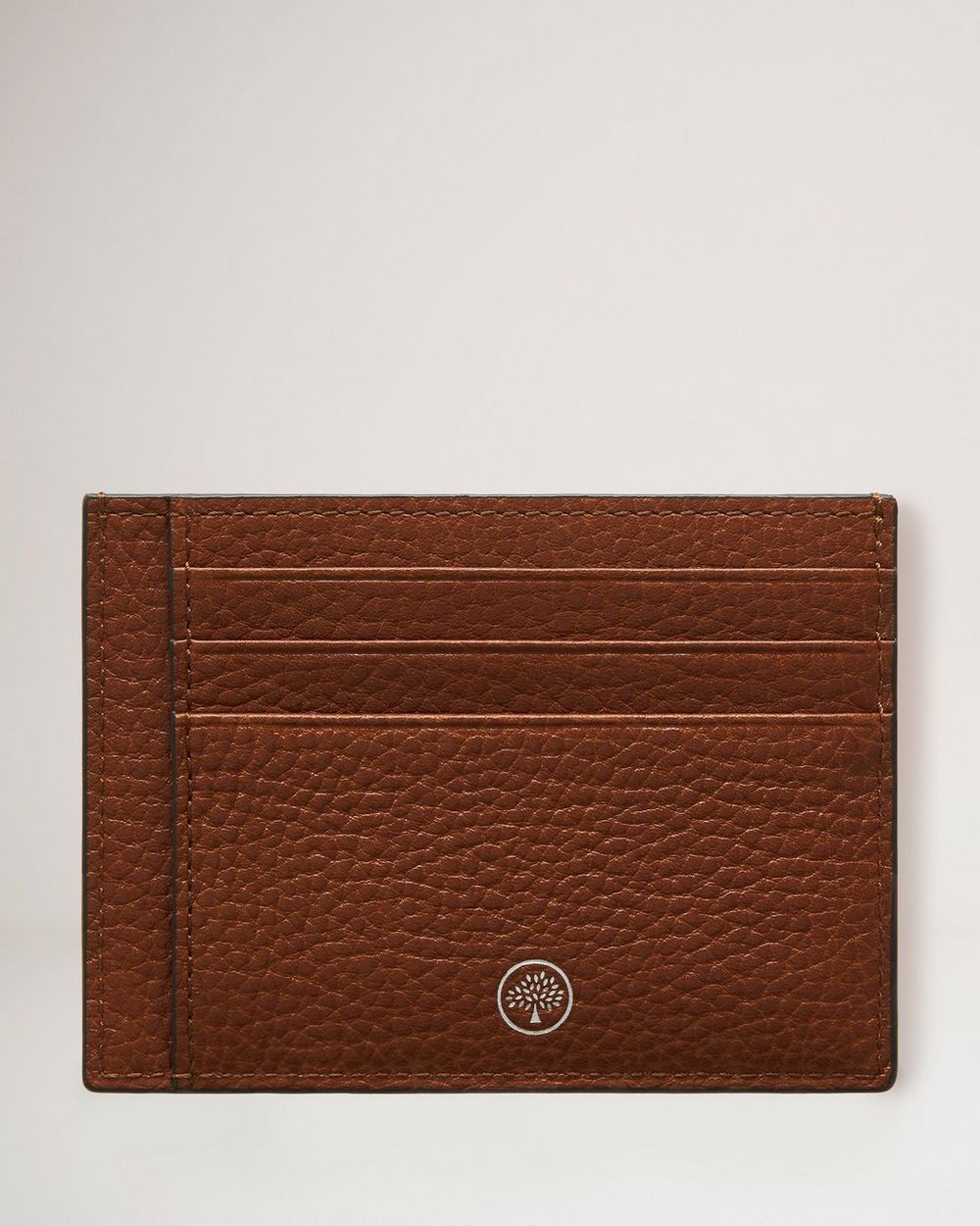 Envelope Business Card Holder Monogram in Brown - MEN - Small