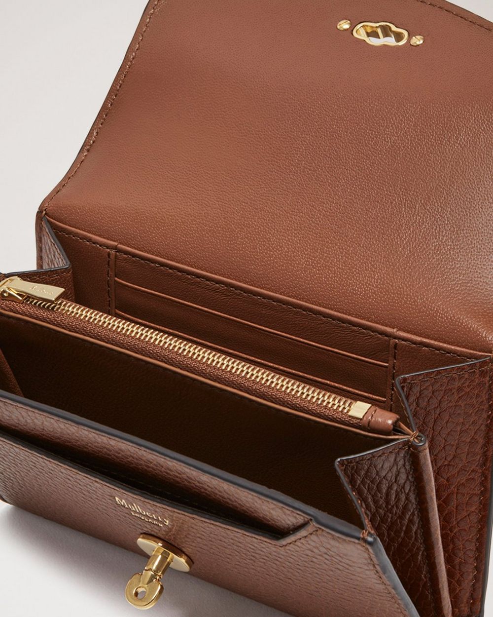 Medium Darley Wallet Oak Small Classic Grain Women Mulberry