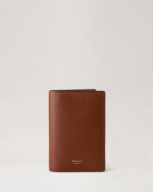 Mulberry | Double Zip Wash Case | Dark Chocolate Two-Tone Leather