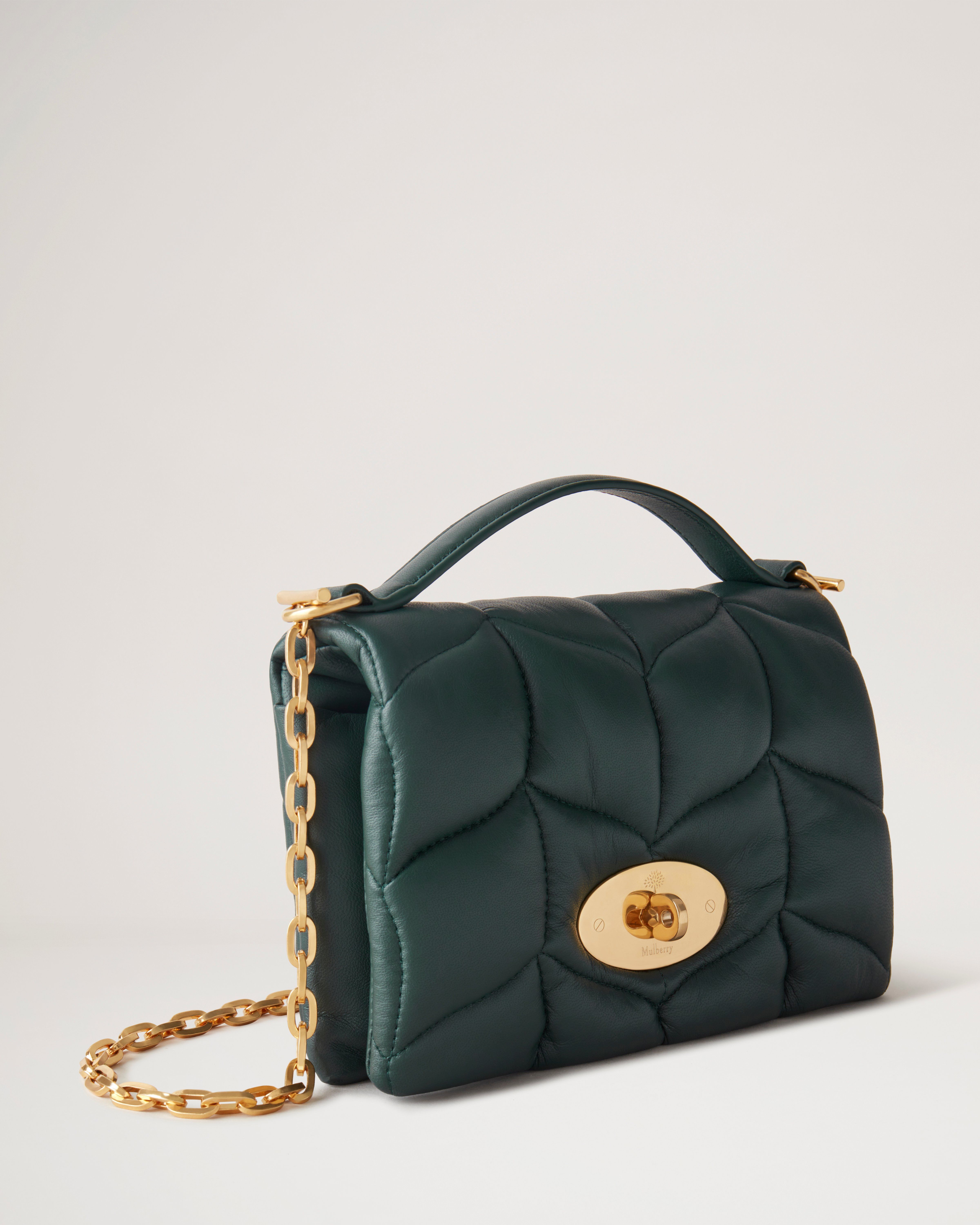 Tiny Softie | Mulberry Green Nappa Leather | Women | Mulberry