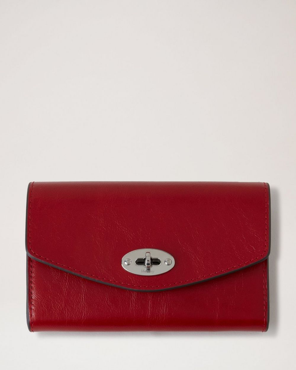 Medium Darley Wallet Lancaster Red Glossy NVT Darley Mulberry