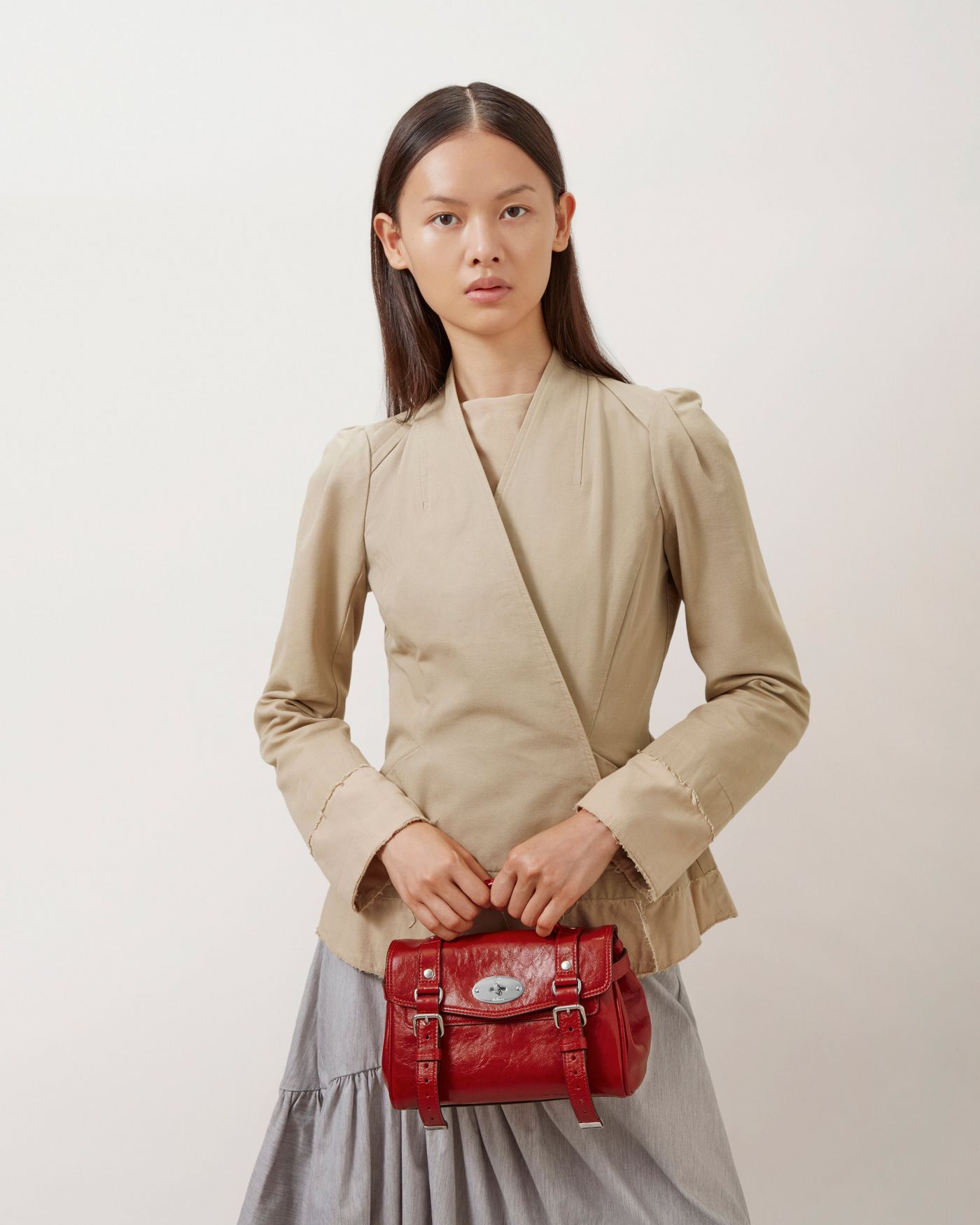 Mini Alexa | Lancaster Red Glossy NVT | Family | Mulberry