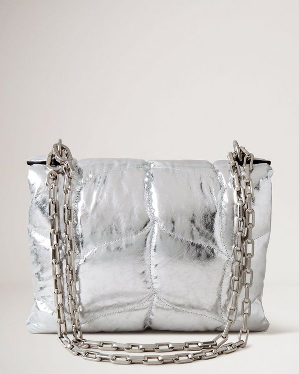 Buy Purse Chain Strap in SILVER Metal Shoulder Handbag Strap Online in  India 