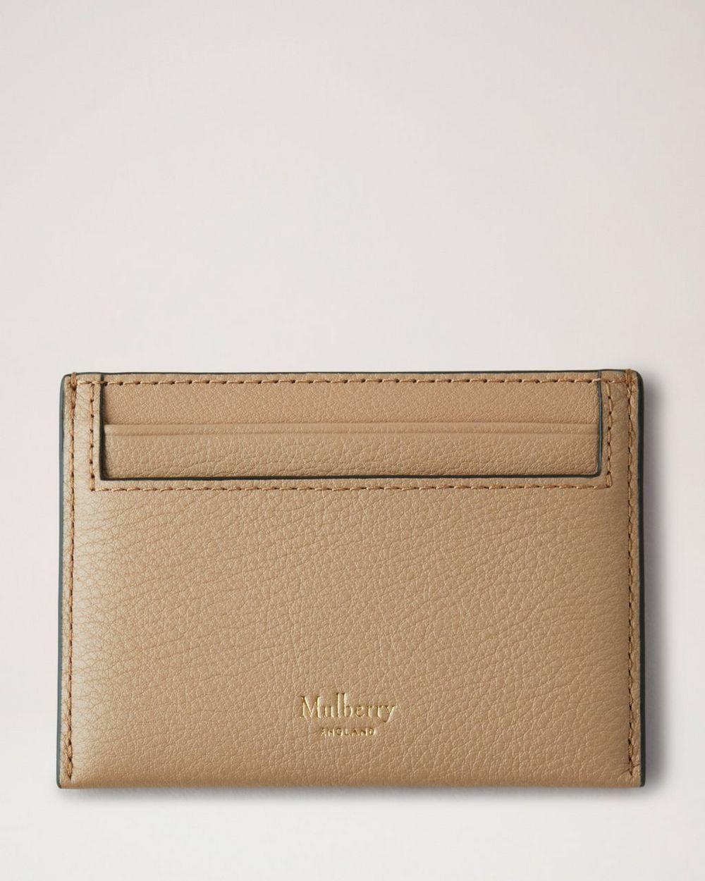 Credit Card Slip Soft Gold Washed Metallic Buffalo