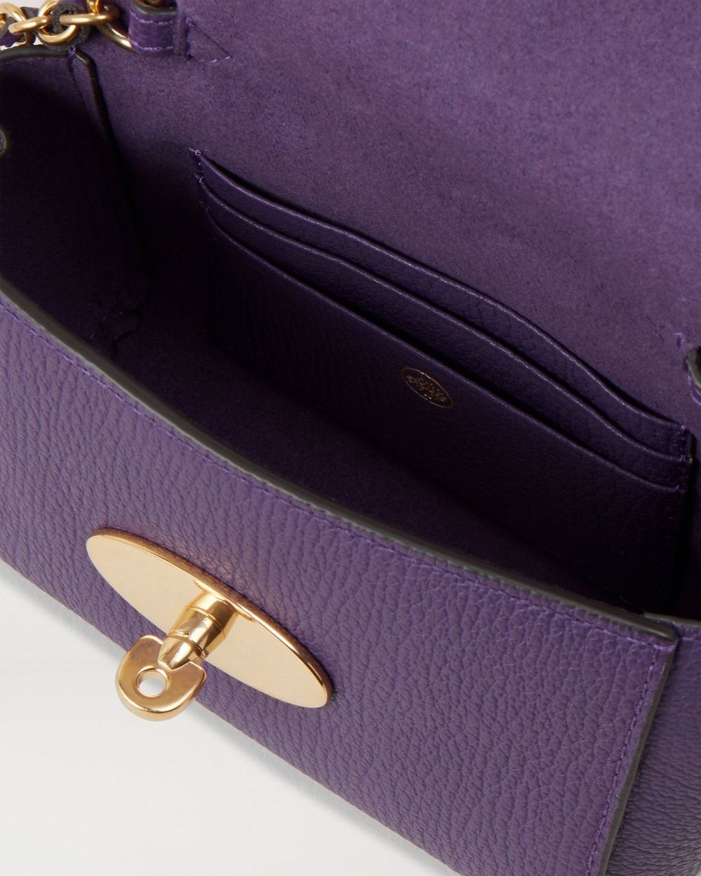 Mini Lily | Amethyst High Shine Goat Print Leather | Lily | Mulberry