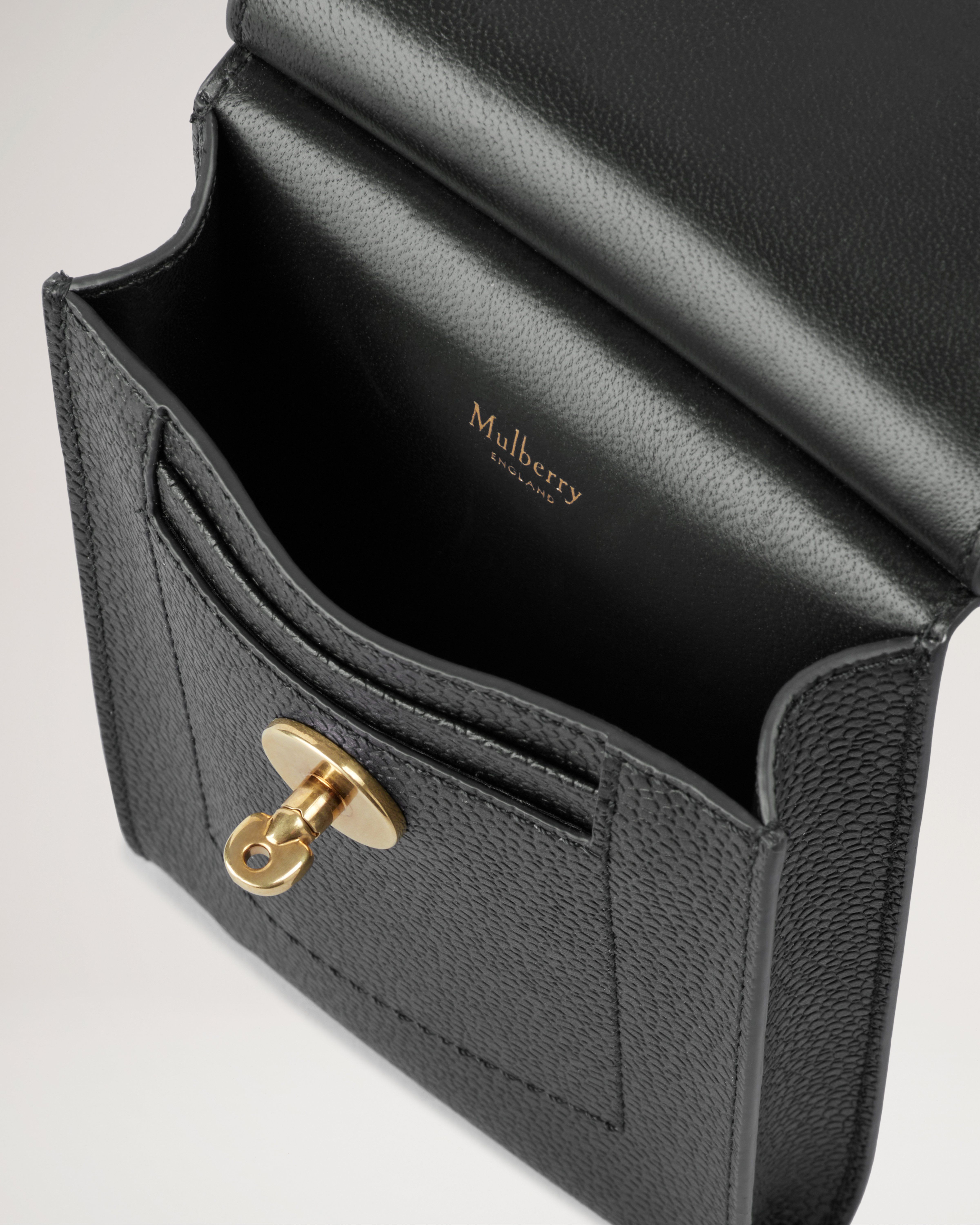 Mulberry 'Mini Antony' Messenger Bag Black