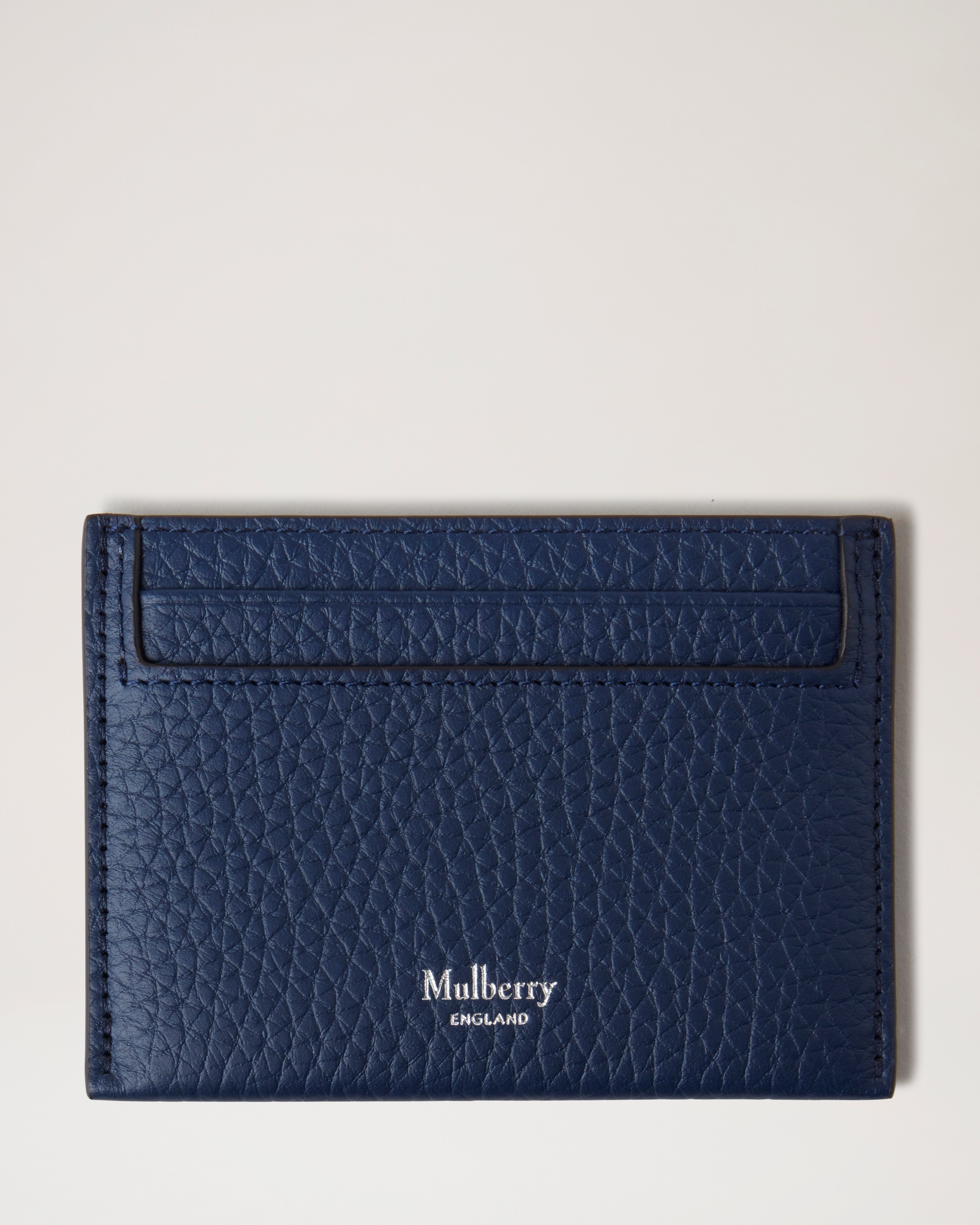 Credit Card Slip Sapphire Heavy Grain Women Mulberry
