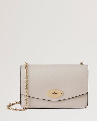 Kleine Darley Feine klassische Narbung in KalkweiB Damen Mulberry
