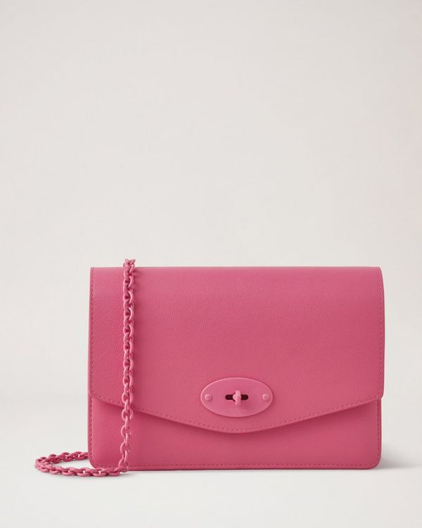 Small Darley | Geranium Pink Micro Classic Grain | Women | Mulberry